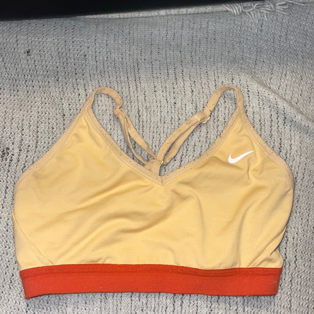 Medium Peach Adjustable Nike Sports Bra